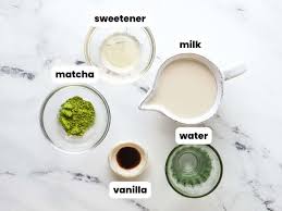 Ingredients and Equipment of Matcha