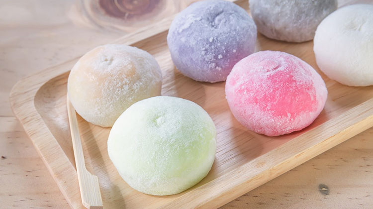 Các bước cách làm bánh mochi không nhân