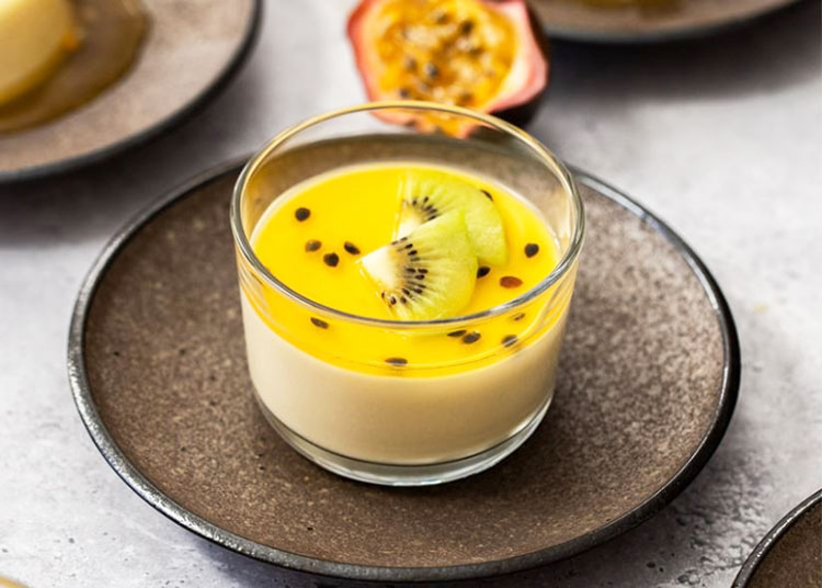 Cách làm bánh panna cotta chanh dây