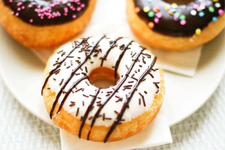 Hướng dẫn làm bánh donut không cần bột nở