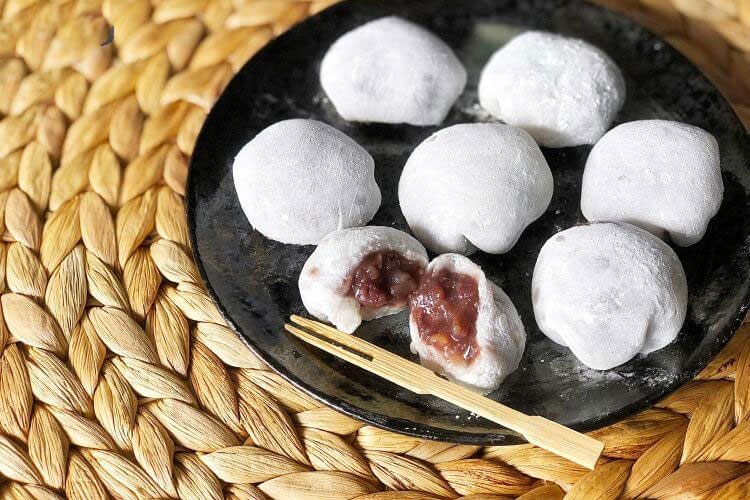 Các bước cách làm bánh mochi nhân đậu đỏ