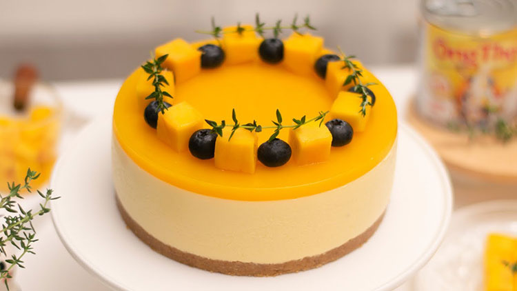 Cách làm bánh cheesecake xoài thơm ngon tại nhà