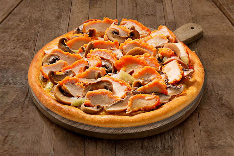 Cách làm bánh pizza gà nấm ngon mê