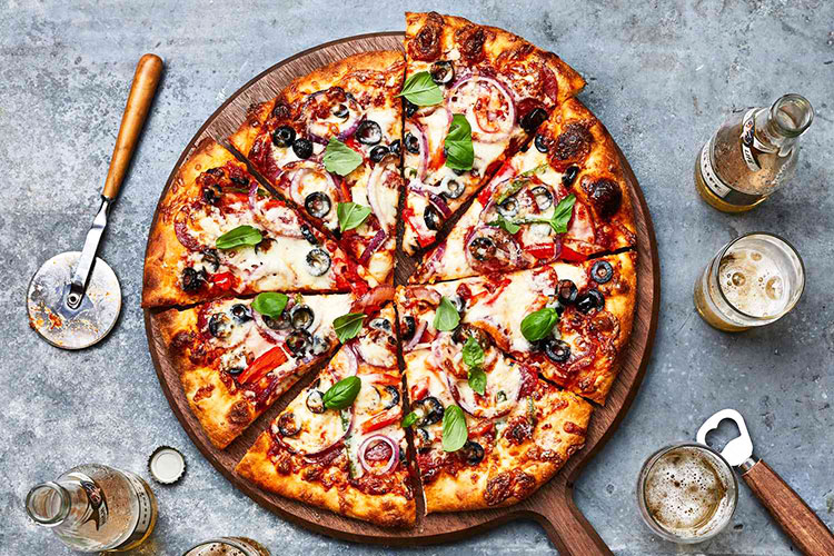 Thời gian nướng pizza bằng nồi chiên không dầu