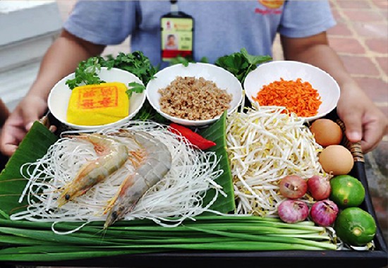 Nguyên liệu làm Pad Thái