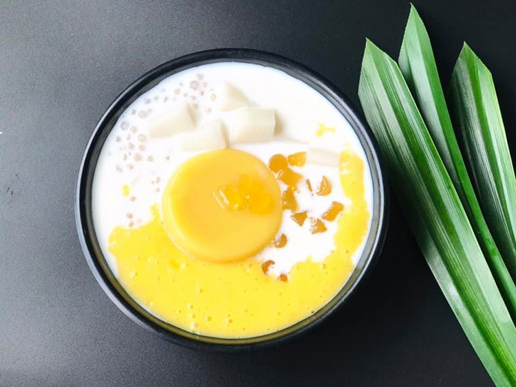 Các bước cách Làm Chè Xoài Cốt Dừa