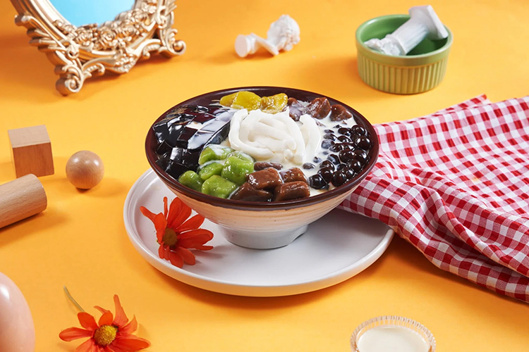 Các bước cách Nấu Chè Đậu Đỏ Trân Châu Quế Hoa