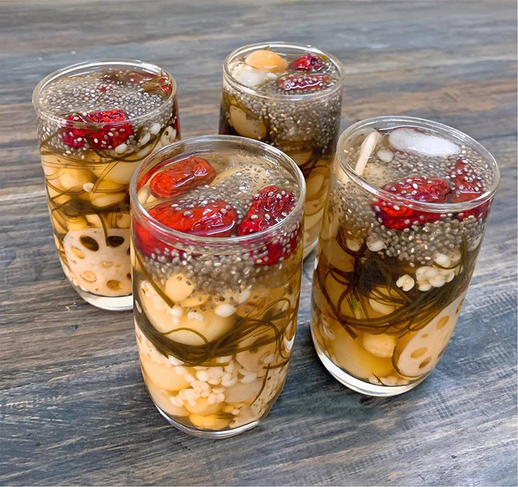Cách nấu chè sâm bổ lượng hạt chia đơn giản tại nhà