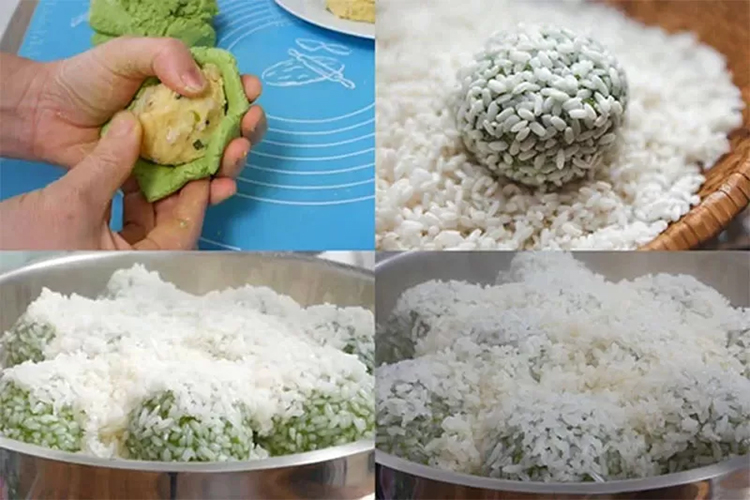 Các bước Cách Làm Bánh Khúc Từ Lá Khúc Khô