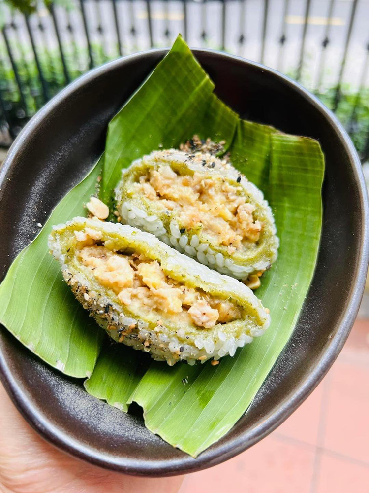 Các bước cách làm bánh khúc bằng bột lá khúc