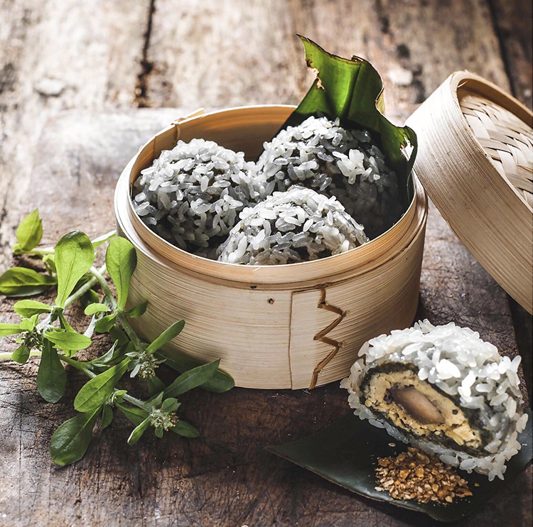 Các bước cách làm bánh khúc bằng rau cải cúc
