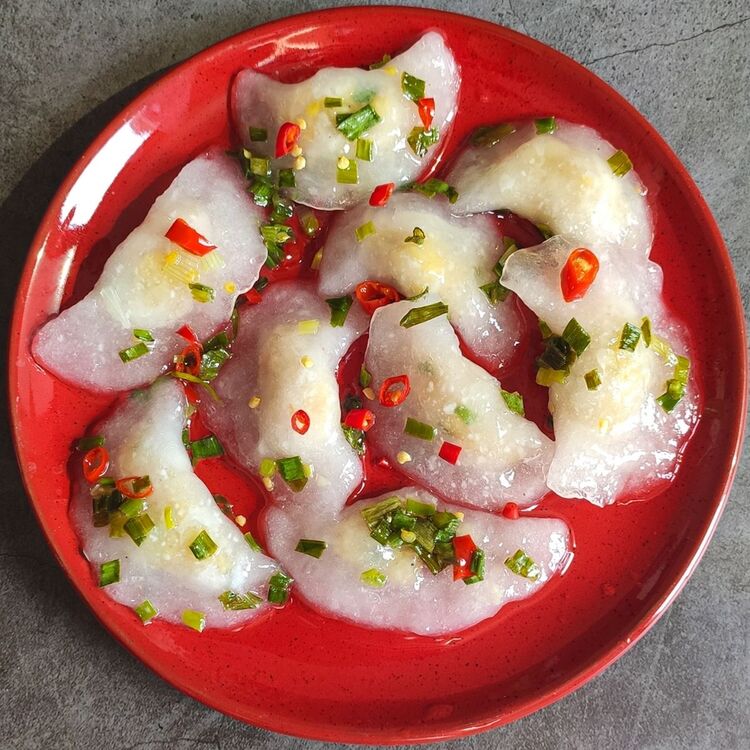Cách làm bánh bột lọc chay nhân nấm