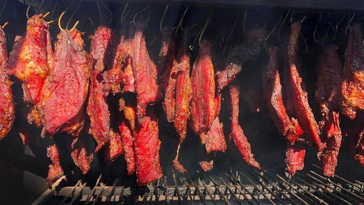 Các bước cách Làm Món Thịt Trâu Hun Khói