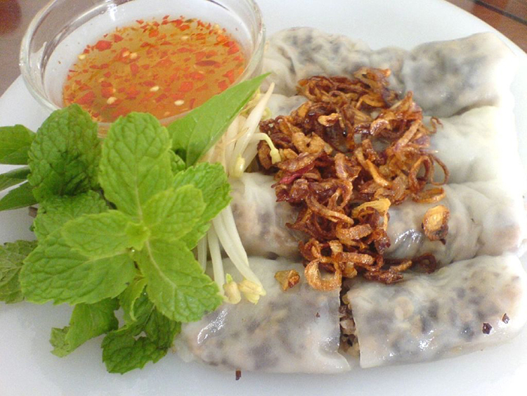Các bước cách Làm nhân bánh cuốn thịt