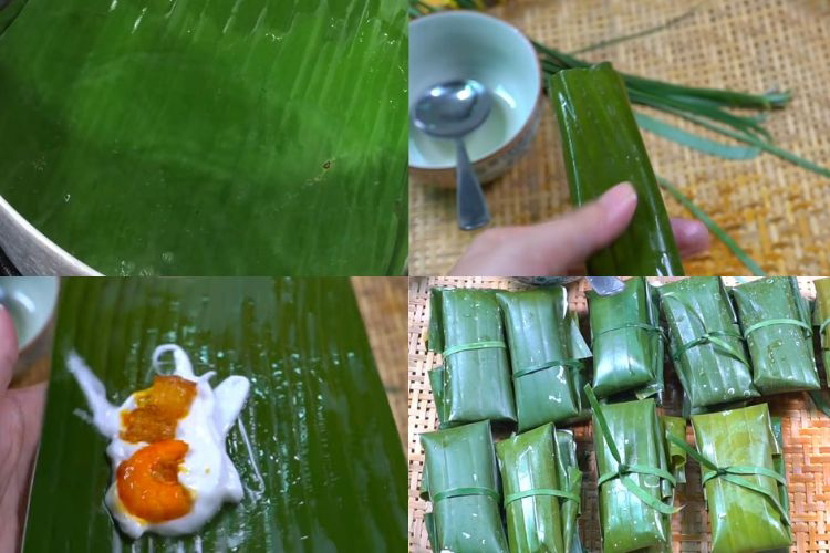 Các bước cách làm bánh bột lọc gói lá chuối thơm ngon tại nhà