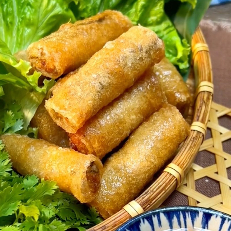 Các bước Cách Làm Nem Chay Đỗ Xanh