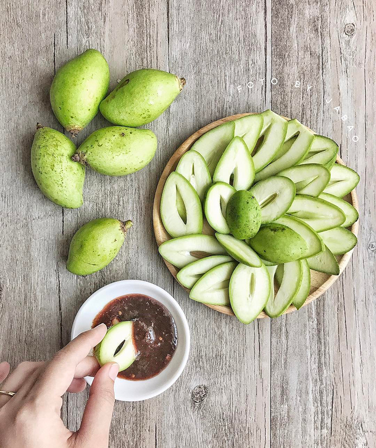 Cách làm chẩm chéo chấm xoài chuẩn vị Tây Bắc