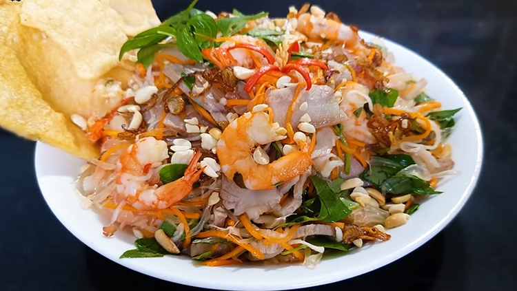 Các bước cách làm nộm tôm chua ngọt thanh mát, hấp dẫn