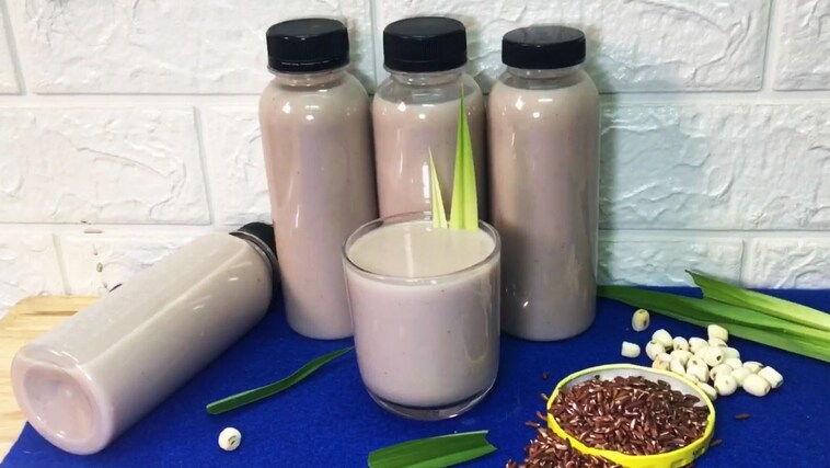 Cách Làm Sữa Gạo Lứt Hạt Sen Bằng Máy Làm Sữa Hạt