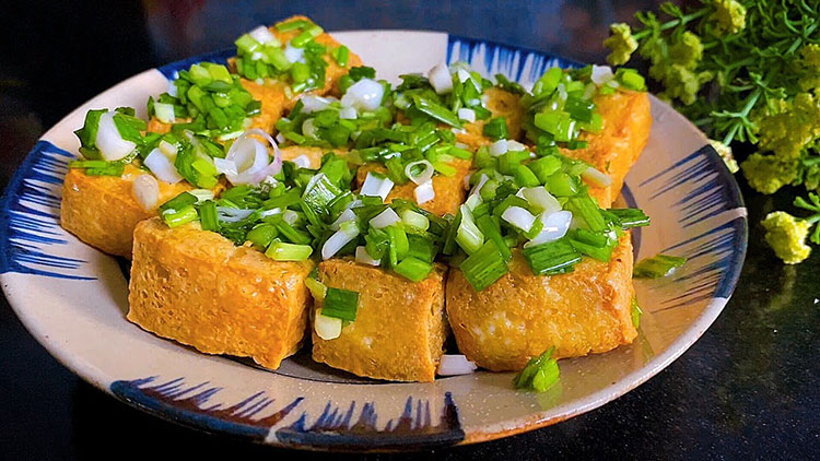 các bước Cách làm đậu phụ tẩm hành