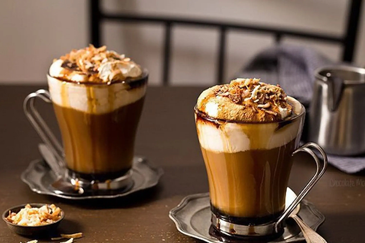 Các bước cách làm cà phê nước cốt dừa