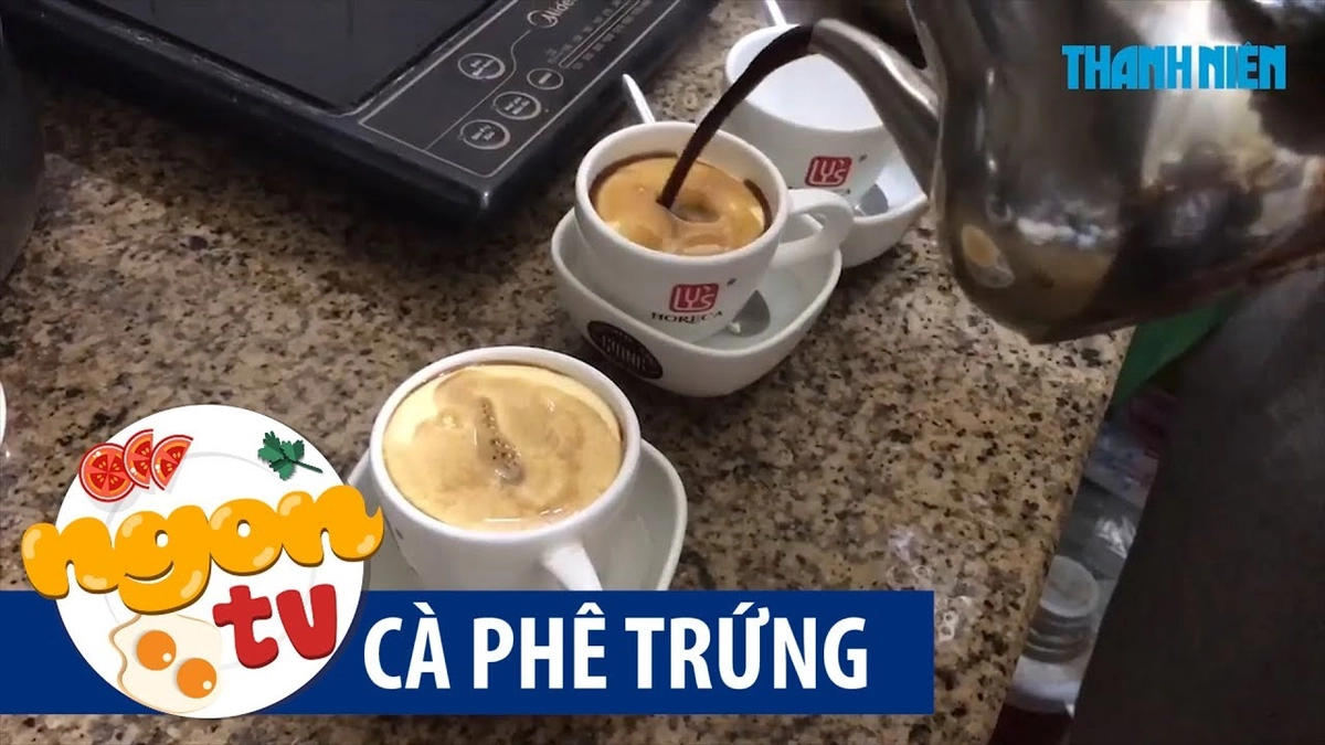 Ly cà phê trứng ấm