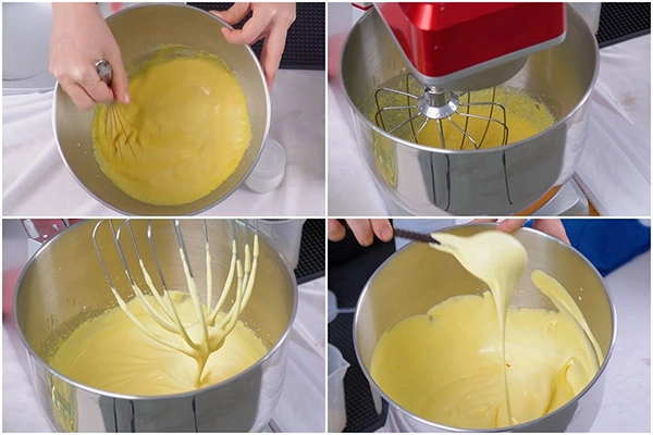 Đánh kem trứng mịn