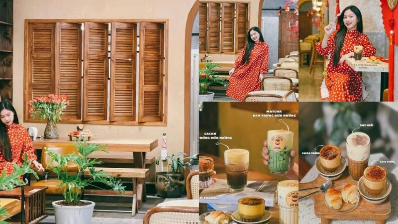 bộ câu hỏi đáp nhanh về cà phê trứng trên bàn gỗ