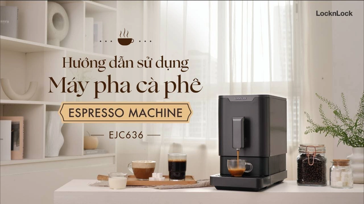 pha cafe trứng bằng máy espresso Breville