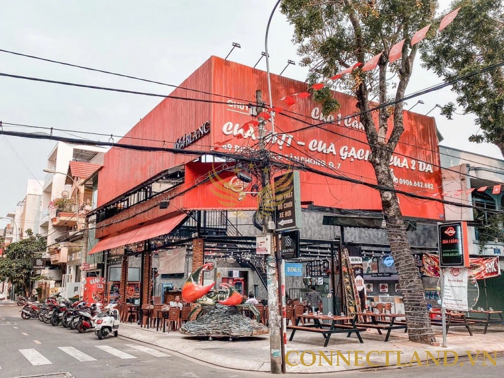 mặt bằng góc hai mặt tiền Laha Cafe