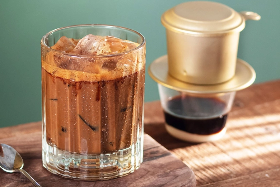 thông tin dinh dưỡng cà phê sữa trứng minh họa