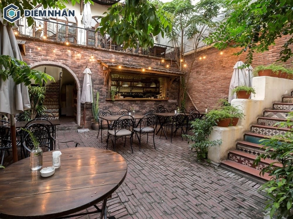 khong gian gan gui cua Cafe Trung 3T