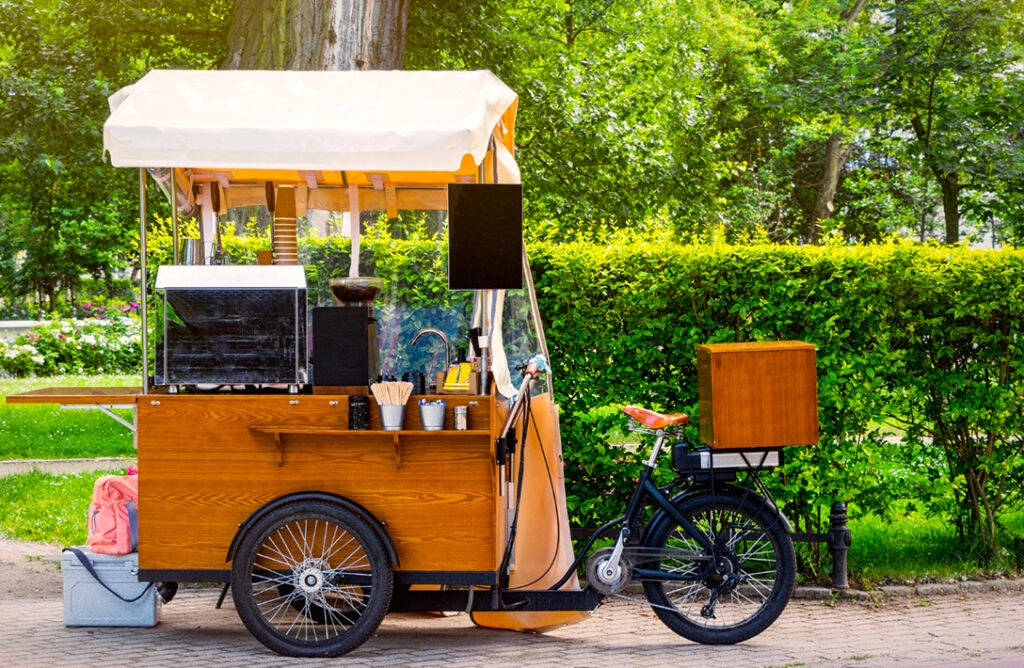 Coffee Bike buổi demo thực tế trước khi ký