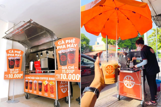 Coffee Bike chi phí đầu tư xe và thiết bị