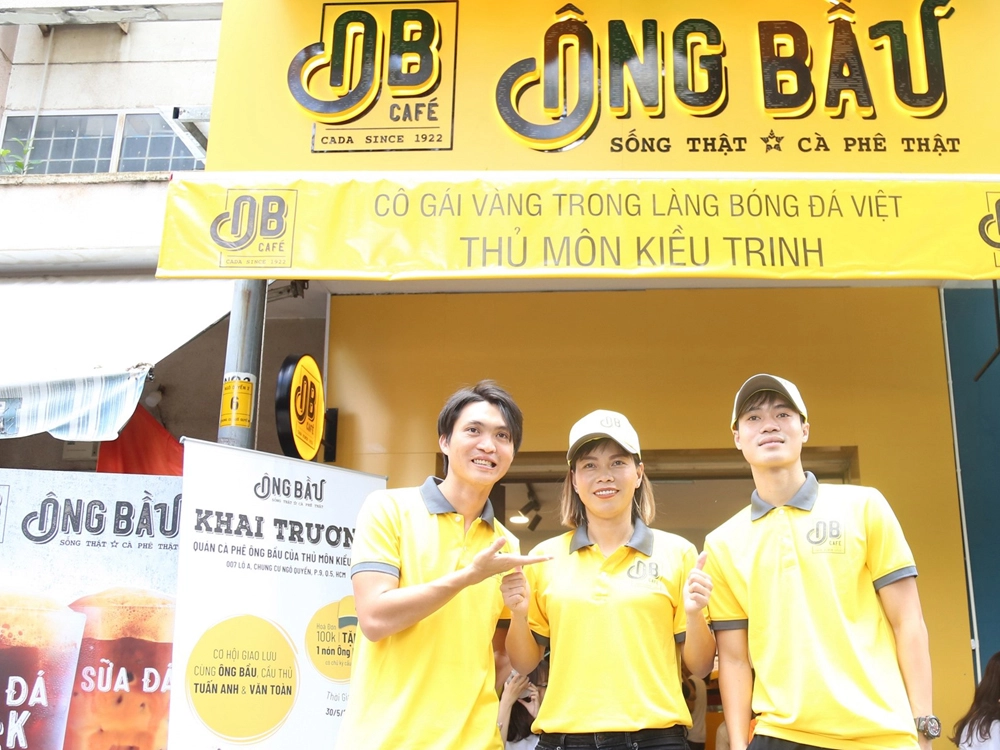 doi tac ky ket nhuong quyen voi Cafe Ông Bầu