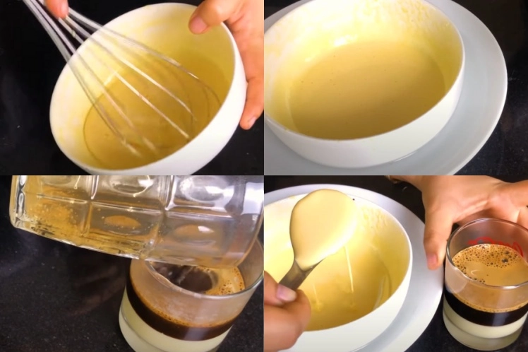 đánh kem trứng bông mịn cho cà phê trứng