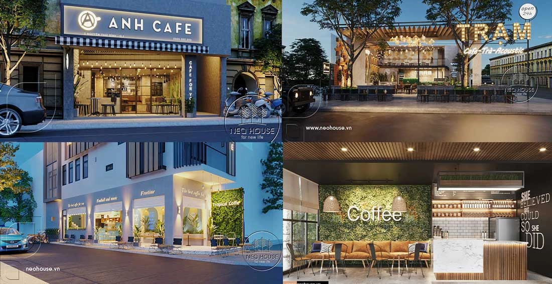 Bản vẽ mặt bằng quán cafe máy 60m2