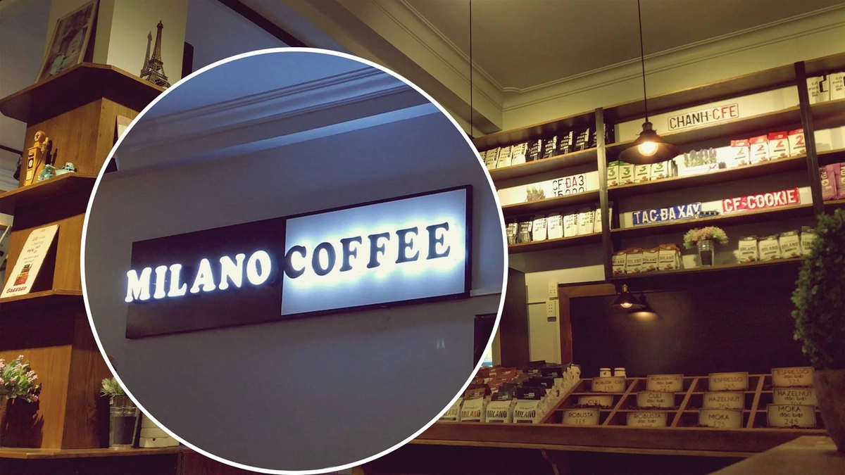 bảng chi phí đầu tư quán Milano Coffee ước tính