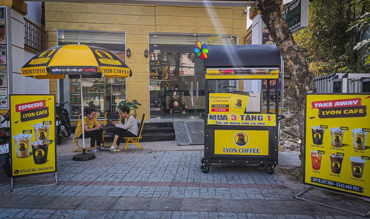 bảng chi phí đầu tư xe cafe pha máy