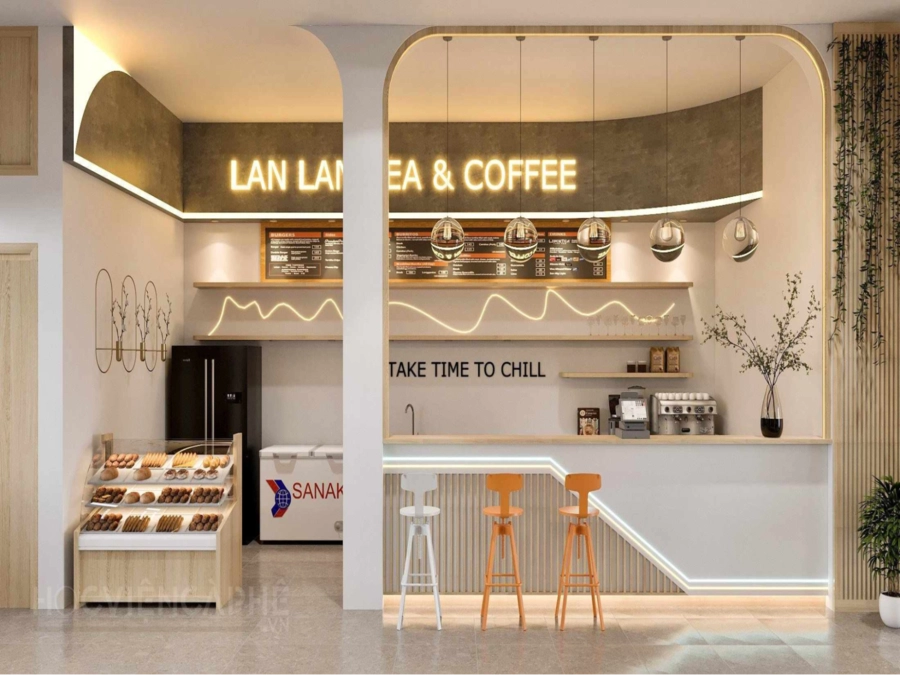 bảng PnL mẫu quán cà phê take away