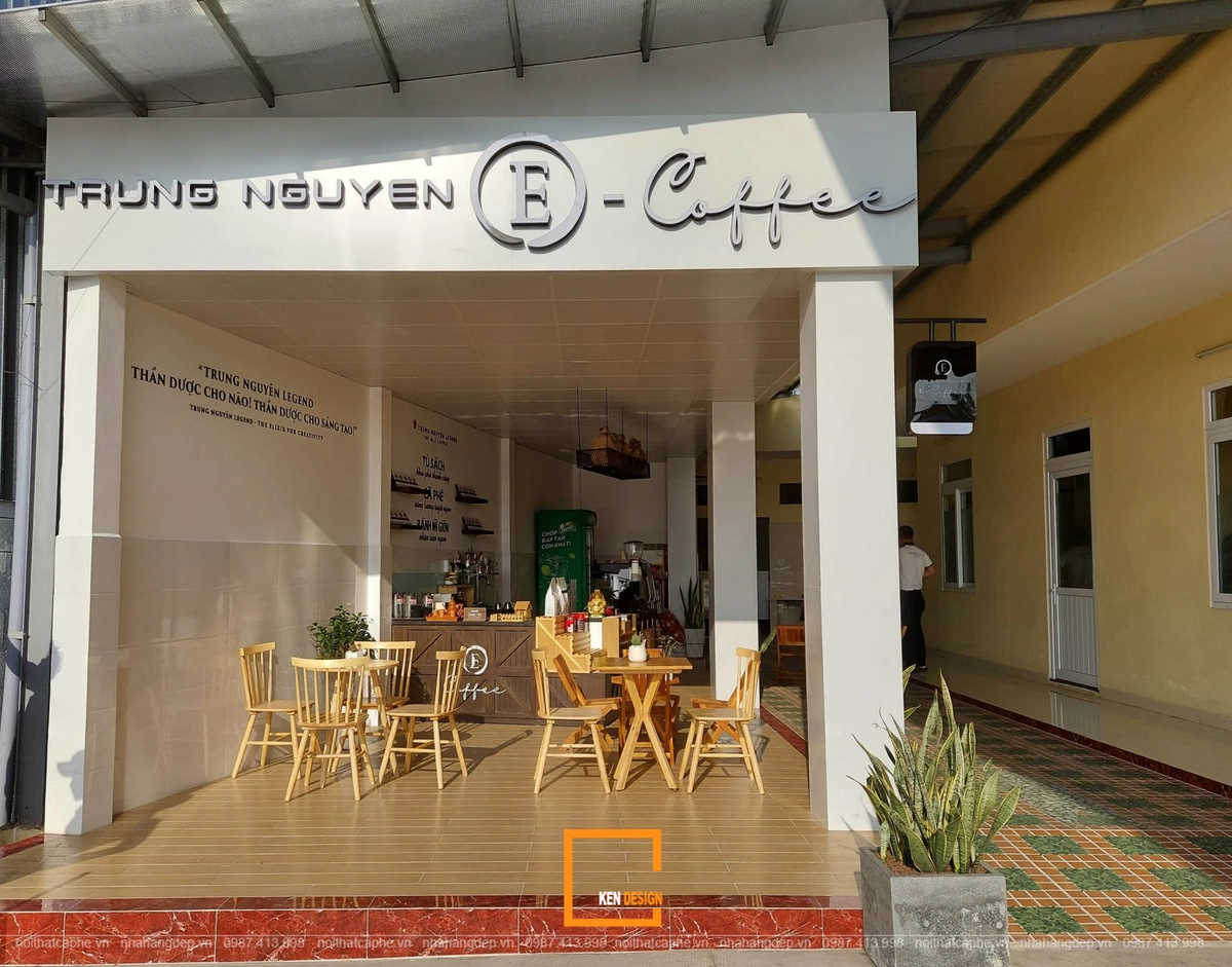 bảng tính chi phí vận hành E Coffee Trung Nguyên