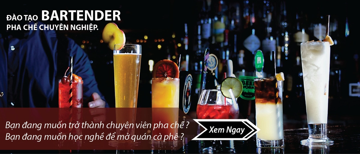 barista Ông Bầu thao tác pha chế chuyên nghiệp