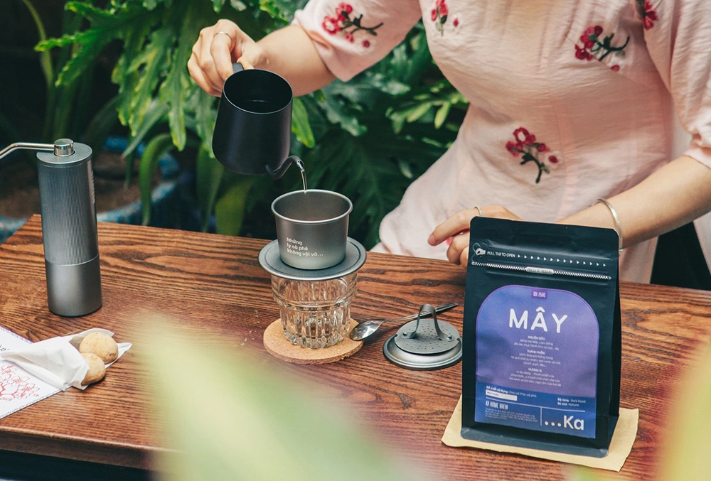 bộ phin nhôm V60 French press gọn nhẹ