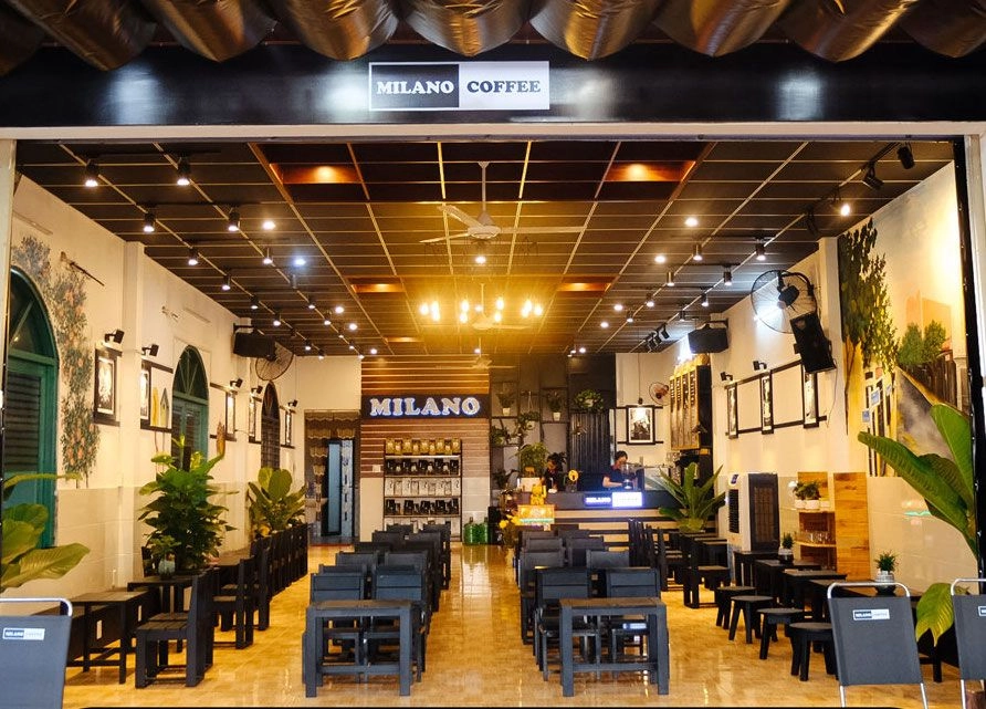 các mô hình quán Milano Coffee phổ biến