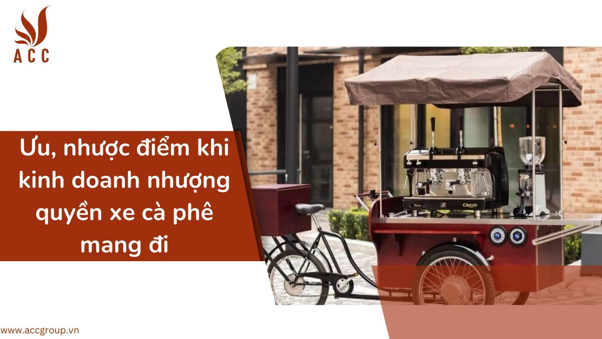 cảnh báo lỗi khi nhượng quyền cafe take away
