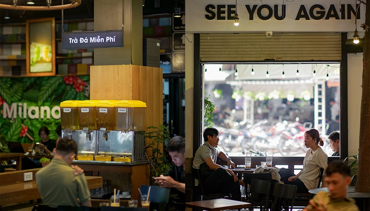 chuỗi ba cửa hàng Milano Coffee cùng tuyến đường