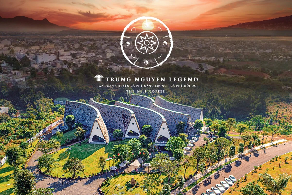 Hạt cà phê Trung Nguyên Legend và bản đồ Buôn Ma Thuột
