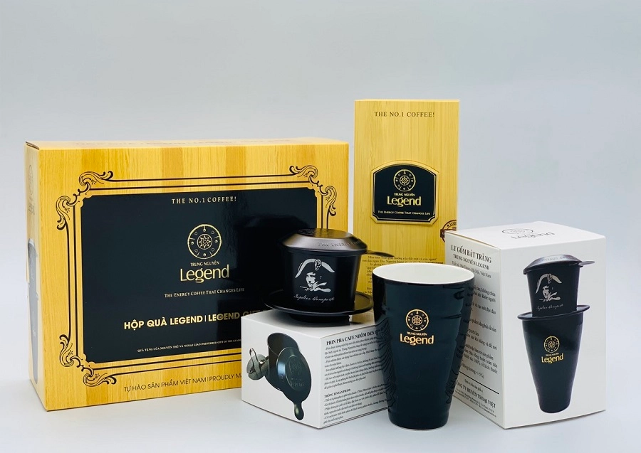 Hộp quà cà phê Trung Nguyên lịch lãm