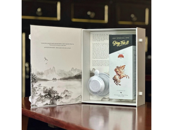 Hộp quà cà phê Trung Nguyên sang trọng