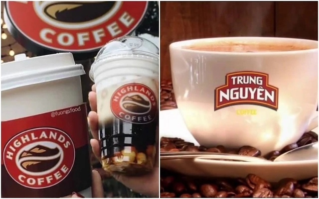 logo Trung Nguyên Highlands Phúc Long The Coffee House